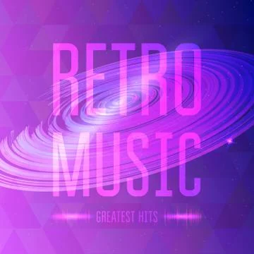 Retro music Stock Illustration