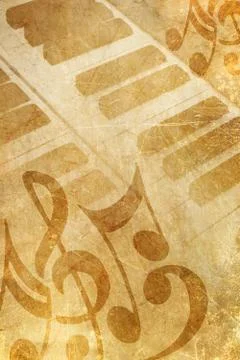 Retro musical background Stock Illustration