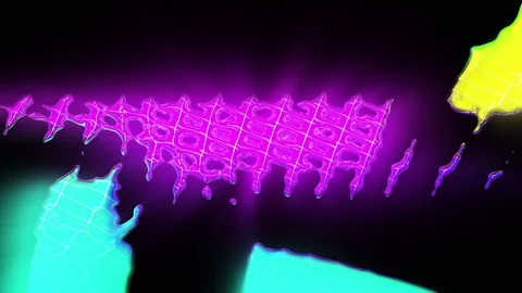 Retro Neon Colors Stockbeeldmateriaal 101189256