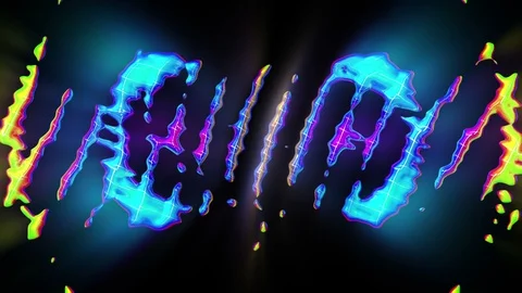 Retro Neon Colors Vidéo 101189541