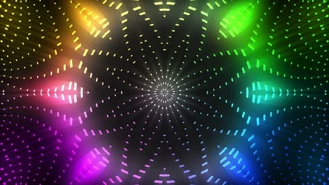 Retro Neon Colors Stock Footage 109165001
