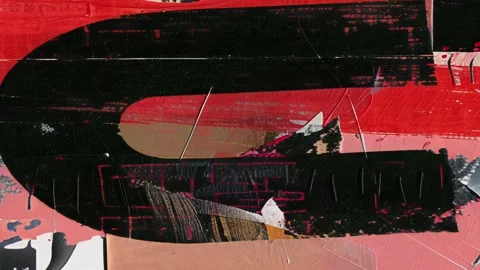 Retro Noisy Grunge Texture Frame Stock Footage 300082120