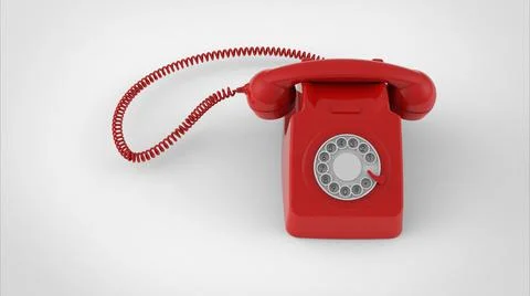 Retro old phone image Stock Illustration