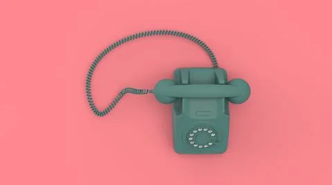 Retro old phone image Stock Illustration