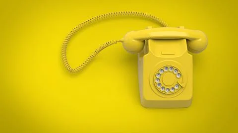 Retro old phone image Stock Illustration
