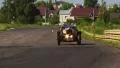 Retro open cabriolet Bentley 3 4 1 2 car on the driveway HD Footage