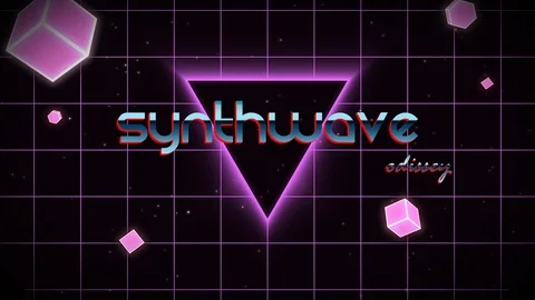 Retro Opener - Interstellar Travel 库存 After Effects