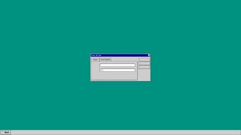 Retro operating system computer interface screen recording Stock Footage 346806004