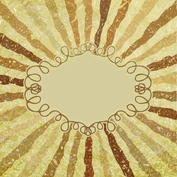 A retro or vintage looking rays pattern. EPS 8 Illustrazione stock