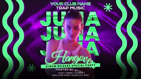 Retro Party Freeze Frame Stock After Effects