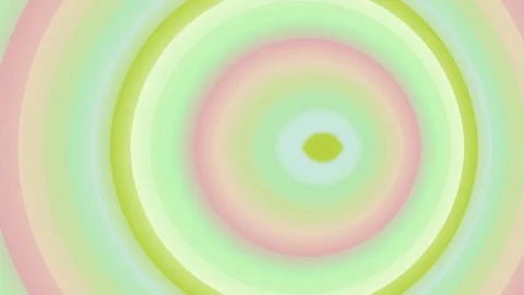 Retro Pastel Concentric Circles Abstract Motion Background Stock Footage 336268619