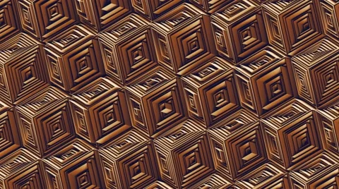 Retro Pattern 008 4K Video stock 44407079