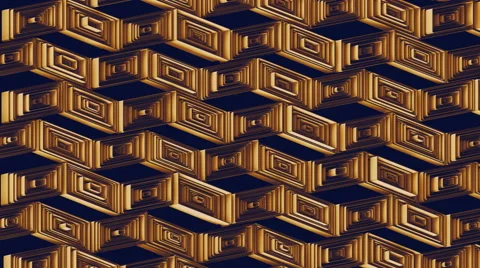 Retro Pattern 016 2160p Video stock 44618792