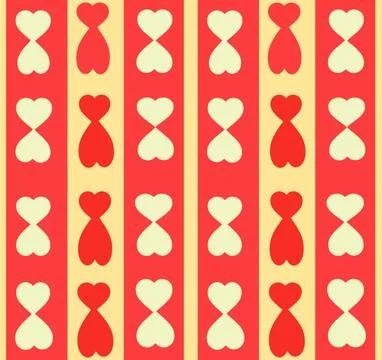 Retro pattern from the 60s and 70s. abstract vintage background, illustration Stock Illustration
