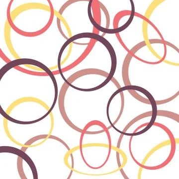 Retro pattern background with circles. Stock Illustration