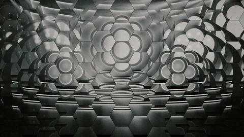 Retro pattern black and white Stock Footage 102382673