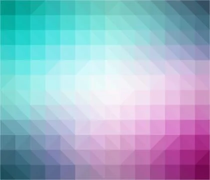 Retro pattern of geometric shapes. Colorful mosaic banner Stock Illustration