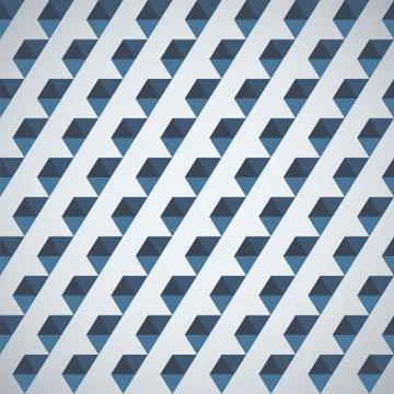 Retro pattern of geometric shapes half hexagon Stock Illustration