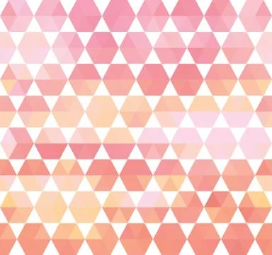 Retro pattern of geometric shapes Stock Illustration