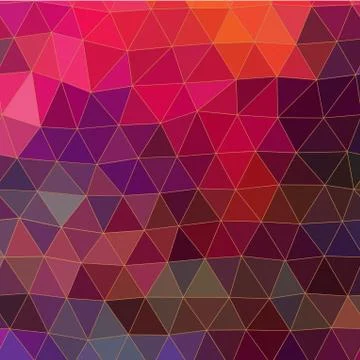 Retro pattern of geometric shapes. triangle colorful mosaic backdrop. geometr Stock Illustration