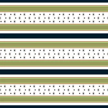 Retro Pattern with Horizontal Stripes Stockillustratie