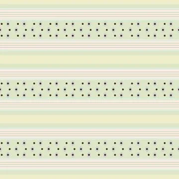 Retro Pattern with Horizontal Stripes Stock Illustration