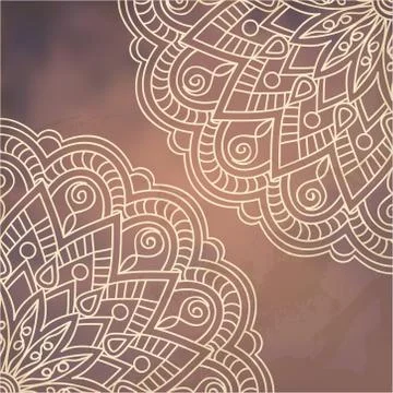 Retro pattern Stock Illustration