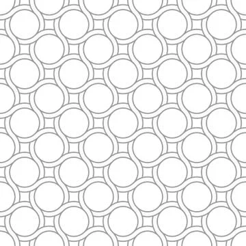 Retro pattern with lines and circles Stock Illustration