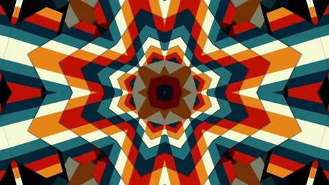 Retro Pattern Looop Abstract Background 6 Video stock 201132716