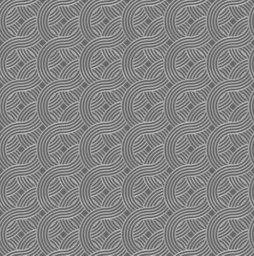 Retro pattern, made of glitter waves, lines and circles. Stock Illustration