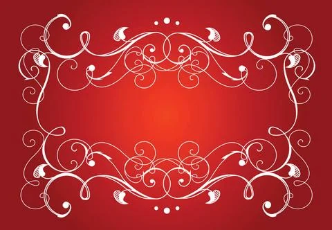 Retro pattern retro pattern on the red gradient background Copyright: xZoo... Stock Photos
