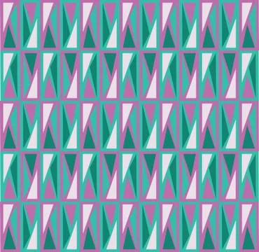 Retro pattern with triangle and rectangle イラスト素材