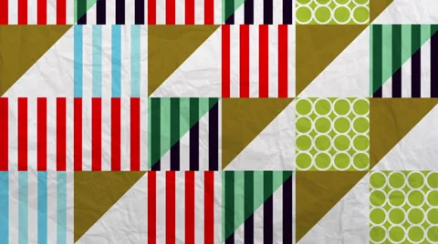 Retro patterns animation background Stock-Footage 36094786