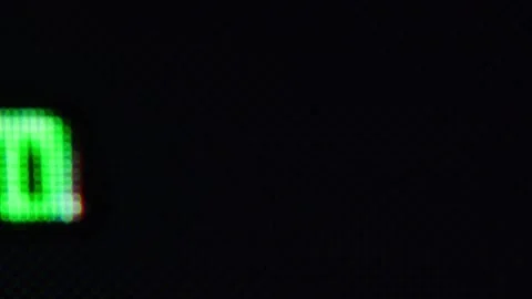 Retro pc with loading code console, programmer making scripts, green basic Stock Footage 279756584