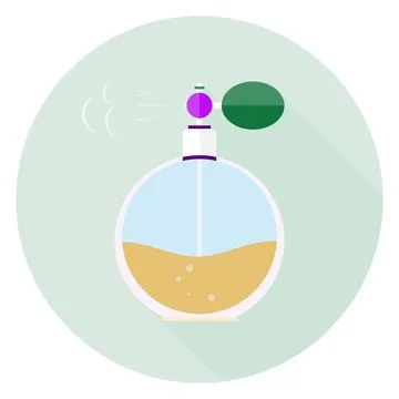 Retro perfume Stock Illustration
