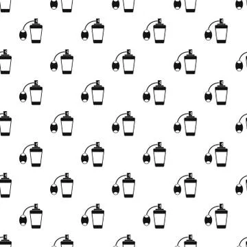 Retro perfume pattern Illustrazione stock