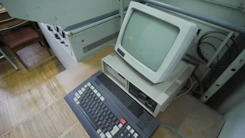 Retro Personal Computer Stock Footage 263230110