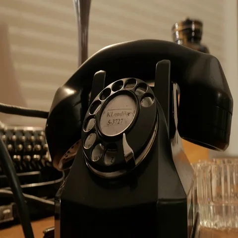 Retro Phone Dialed Stock Footage 69480360