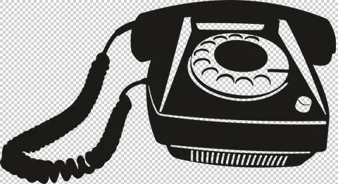 Retro phone Stock Illustration