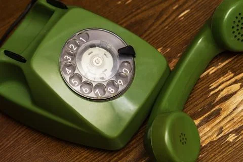 Retro phone Stock Photos
