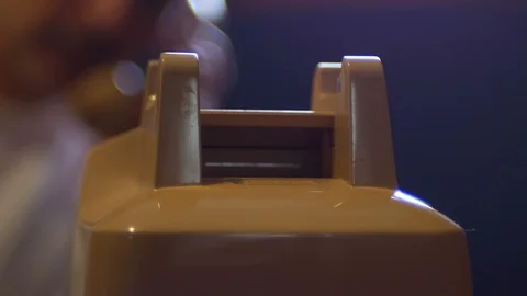 Retro Phone Soft Focus Background 動画素材 103549975