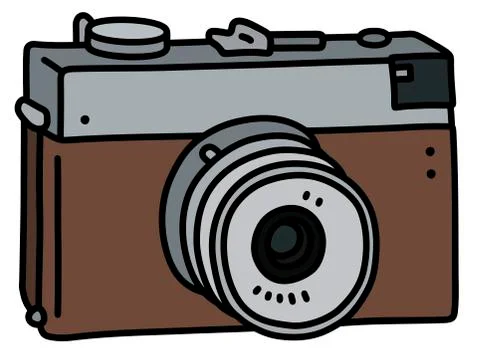 The retro photographic camera Stock Illustration