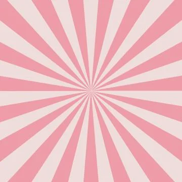 Retro pink rays Stock Illustration