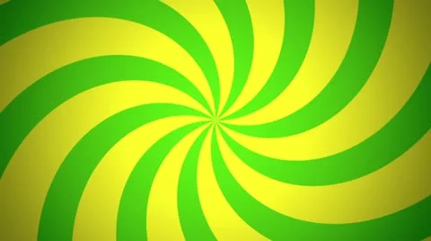 Retro Pinwheel, Green (25fps) Stock Footage 10948825