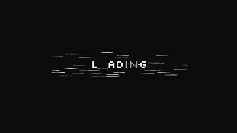 Retro pixel art loading bar with lines on black background Видео 334715188