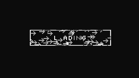 Retro pixel art loading bar with arrows on black background Stock Footage 334715543