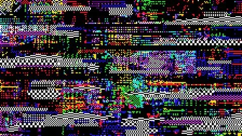 Retro pixel glitch background, abstract distortion 스톡 일러스트