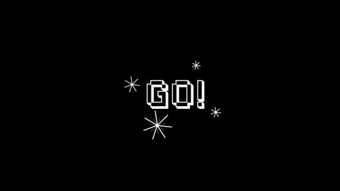 Retro pixel styled number over a black background classic digital appearance. co Stock Footage 340568177