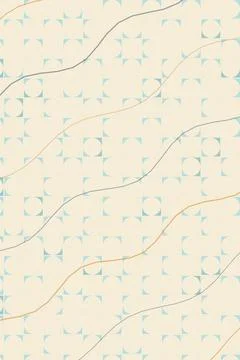 Retro pop art abstract background featuring decorative background with framed ac Stock Illustration