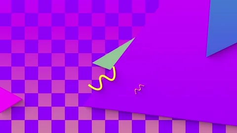 Retro Pop Art Background Loop Stock Footage 224866576